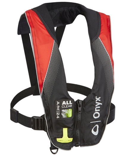 A/M-24 All Clear Auto/Manual Inflatable Nylon Vest